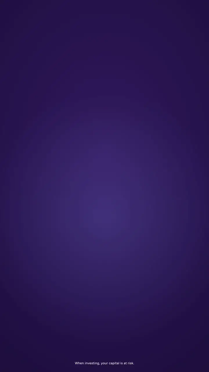 Brand video: a savings message on a purple screen